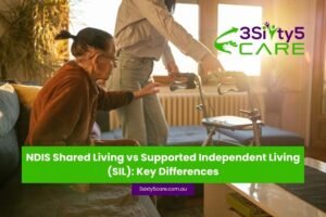 Caregiver assisting elderly woman with walker at home – 3Sixty5 Care