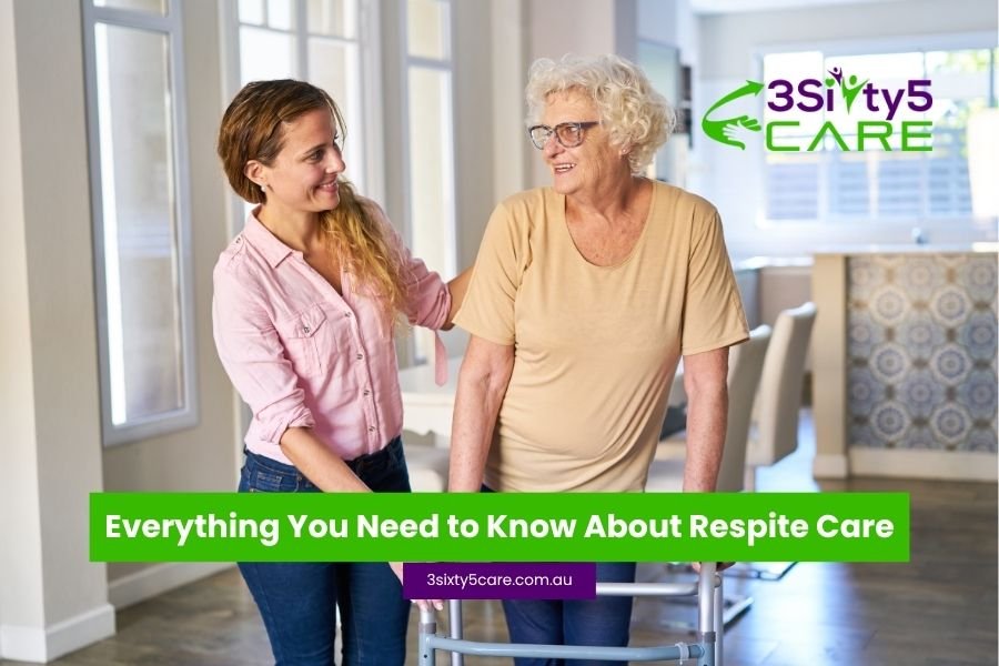 Caregiver assisting elderly woman at home with kindness – 3Sixty5 Care